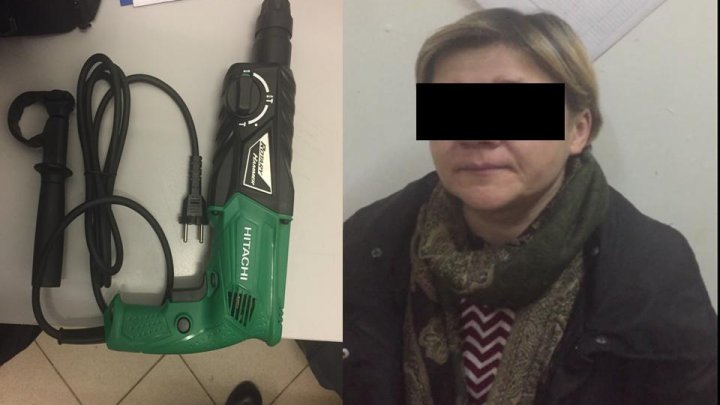 A furat un ciocan rotopercutor, iar acum riscă 4 ani de închisoare (FOTO)