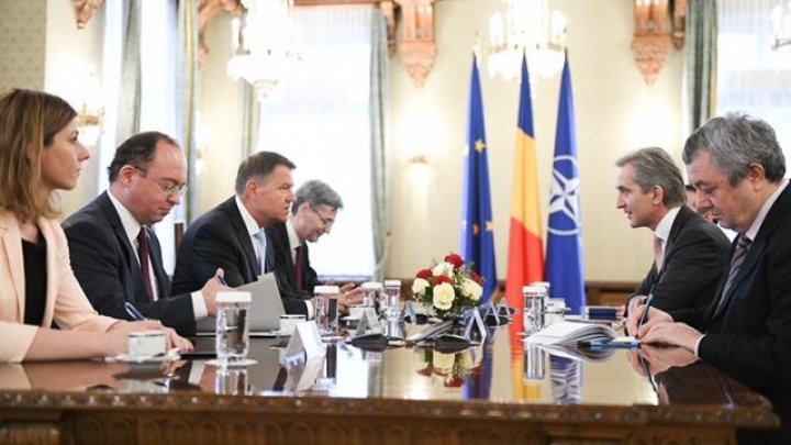 Agenda europeană a Moldovei rămâne prioritară pentru România. Iurie Leancă a avut o întrevedere cu Klaus Iohannis