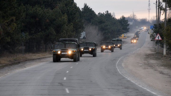 Militarii moldoveni au trecut Prutul. Un contingent al forţelor armate participă la exerciţiul "Platinum Eagle"