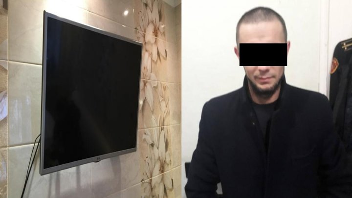 Pus la pământ şi încătuşat. Ce a făcut un bărbat într-un apartament din Capitală pe care îl închiria (VIDEO)