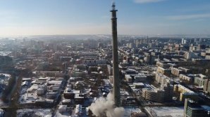Turnul de televiziune din Ekaterinburg, care era cea mai mare clădire neterminată din lume, a fost demolat