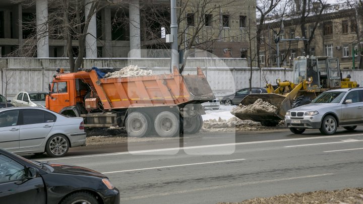 Primăria, în regim de lucru non-stop. Lucrările de deszăpezire continuă (FOTOREPORT)