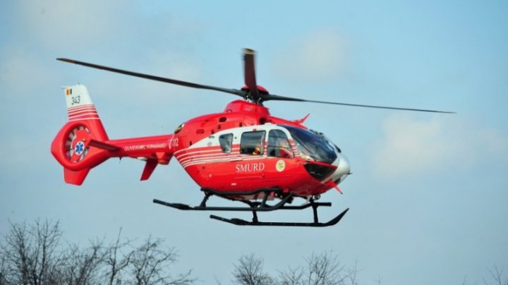 Accident grav în Ploieşti, România. Elicopterul SMURD, intervenție de urgență