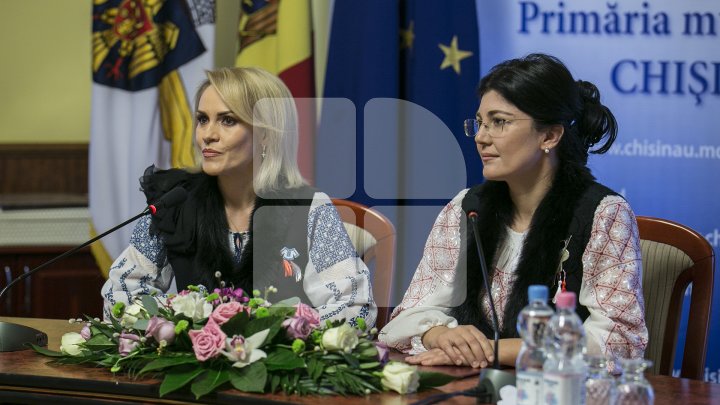 Gabriela Firea vine la Chişinău. Biblioteca Onisifor Ghibu şi Liceul Mihai Eminescu vor fi renovate din banii oferiți de Primăria Bucureşti 