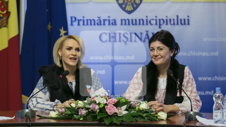 Gabriela Firea vine la Chişinău. Biblioteca Onisifor Ghibu şi Liceul Mihai Eminescu vor fi renovate din banii oferiți de Primăria Bucureşti 