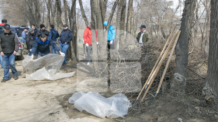 CURĂŢENIE LUNĂ ÎN CAPITALĂ! Zeci de mii de oameni s-au mobilizat şi au participat la acţiunile de salubrizare din oraş (FOTOREPORT)