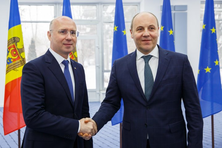 Premierul Pavel Filip și președintele Radei Supreme din Ucraina, Andriy Parubiy, au făcut un schimb de opinii privind agenda bilaterală