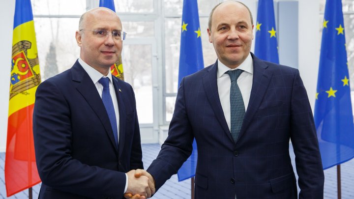 Premierul Pavel Filip și președintele Radei Supreme din Ucraina, Andriy Parubiy, au făcut un schimb de opinii privind agenda bilaterală