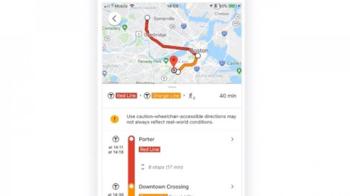 Google Maps a adăugat opţiunea pentru trasarea de rute accesibile persoanelor cu dizabilităţi