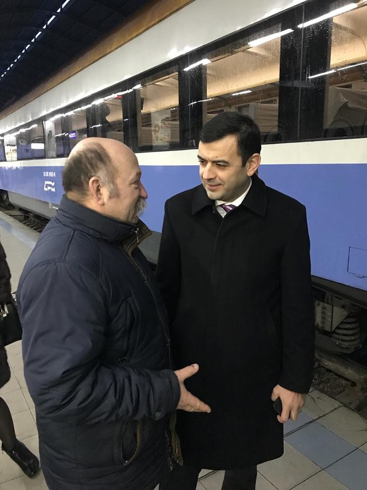 Ministrul Gaburici: Trenul modernizat de pe cursa Chișinău-Odesa va oferi pasagerilor confort și timp redus pentru călătorie
