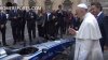 Papa Francisc a sfințit o mașină electrică care va participa la o cursă de Formulă E (VIDEO)