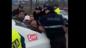 Fanii echipei Zarea Bălți s-au îmbătat și s-au bătut cu poliția la Nisporeni (VIDEO)