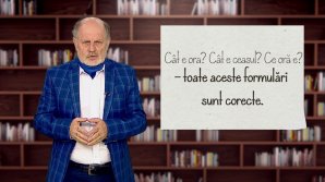 DE VORBĂ DESPRE VORBE cu Vsevolod Cernei: Să fim atenţi la felul în care vorbim despre TIMP