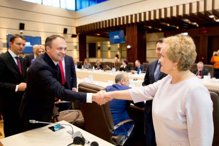 Președintele Parlamentului, Andrian Candu a avut o întrevedere cu delegația Parlamentului European