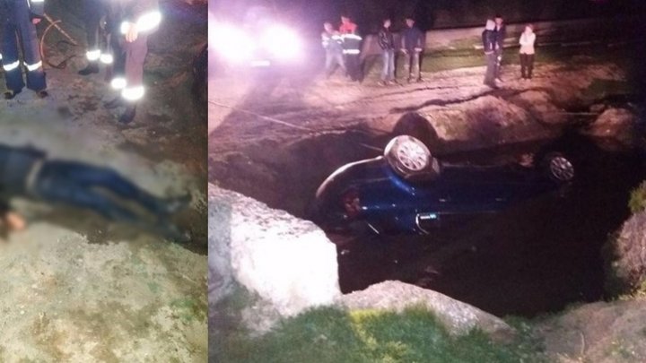 ACCIDENT ÎNFIORĂTOR CU VICTIME la Teleneşti. Cinci tineri au ajuns cu mașina într-un şanţ plin cu apă (FOTO DE GROAZĂ)