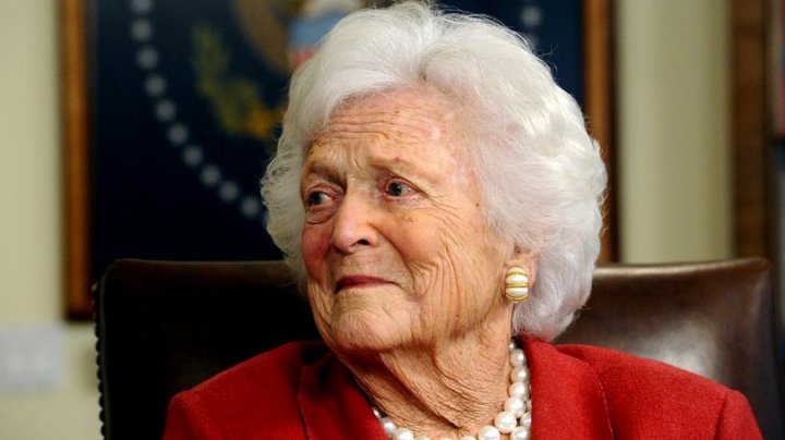 Fosta primă doamnă Barbara Bush a refuzat tratamentul medical pentru boala care îi pune în pericol viața