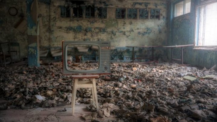 IMAGINI ALE UNEI LUMI DISPĂRUTE! Cernobîl, locul unde timpul s-a oprit în loc. Totul e distrus şi contaminat