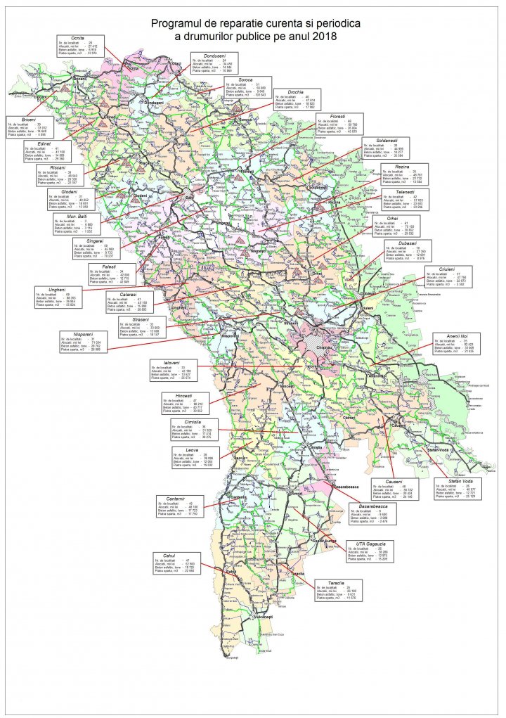 S-a dat start procesului de selectare a operatorilor economici care vor repara drumurile în cadrul programului Drumuri bune pentru Moldova