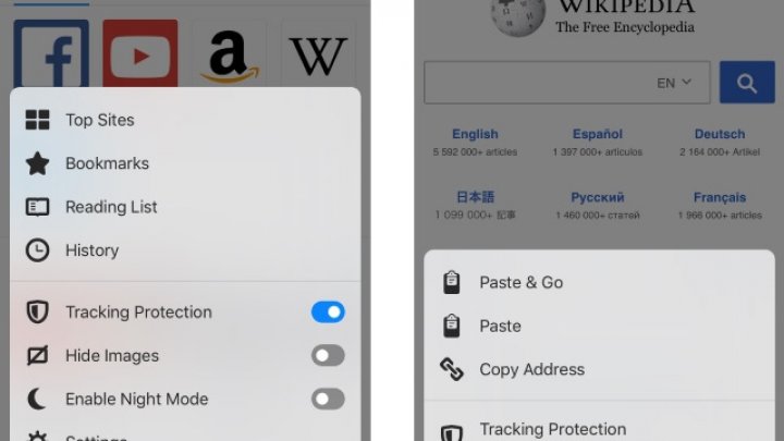 Firefox pentru iOS vine cu funcţia Tracking Protection activată în mod automat