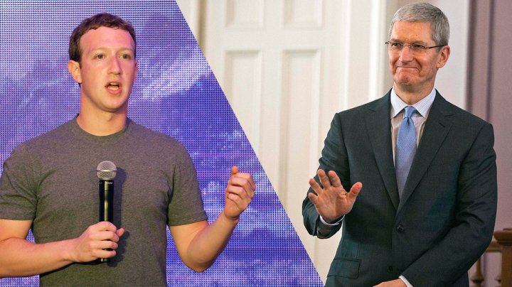 Zuckerberg, nemulţumit de criticile aduse de şeful Apple, Tim Cook, privind strategia de afaceri a Facebook