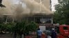 INCENDIU în sectorul Râşcani al Capitalei! Flăcările au cuprins o clădire de birouri aflată în construcţie (FOTO/VIDEO)