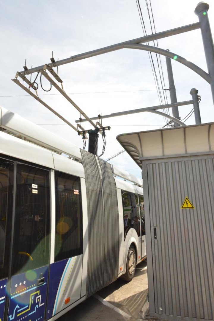 Autobuzul electric din Belarus a ajuns la Chişinău. Când îl vom putea testa (GALERIE FOTO)