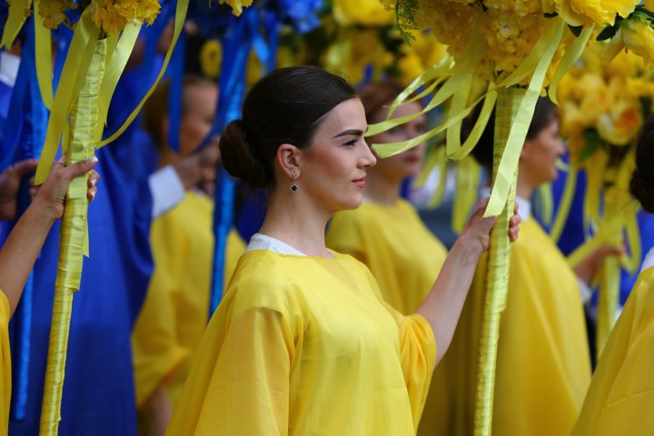 Spectacol de amploare de 9 mai la Chişinău (LIVE VIDEO)