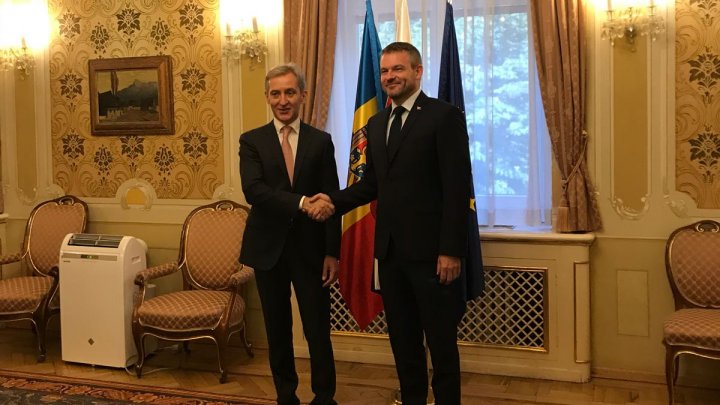 Întrevederea vicepremierului Iurie Leancă cu prim-ministrul Republicii Slovacia, Peter Pellegrini