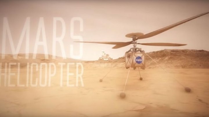 NASA planifică să trimită pe Marte un elicopter de mici dimensiuni (VIDEO)