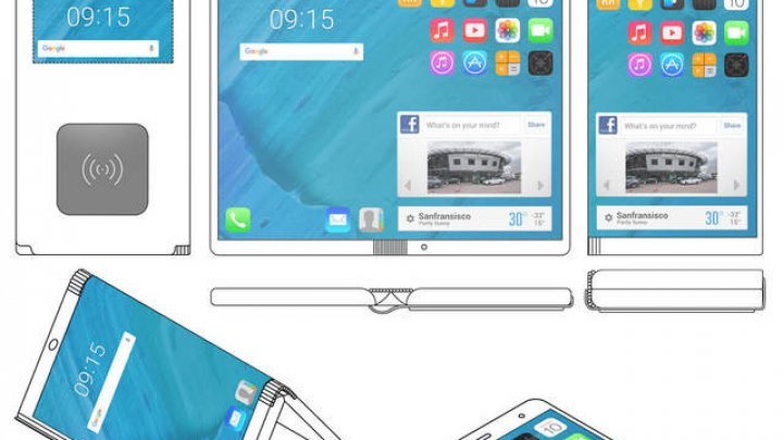 Motorola a brevetat un smartphone pliabil care pune ecranul la exterior