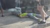 ACCIDENT ÎNGROZITOR la Durleşti: Un motociclist, INCONŞTIENT pe trotuar