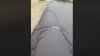 Drum asfaltat de mântuială la Cantemir. Denivelări şi gropi în urma asfaltării (VIDEO)