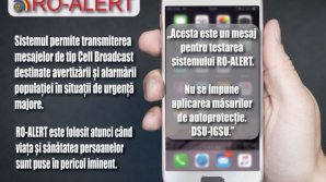 TEST DE AVERTIZARE ÎN ROMÂNIA! Sistemul RO-ALERT va informa populația în situații de risc