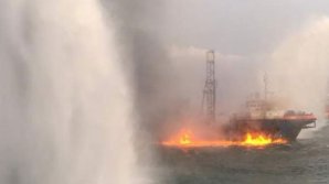 Incident periculos pe o fregată a Germaniei. O rachetă a explodat pe navă după ce a rămas blocată în ţeavă