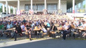 CM 2018. Atmosferă incendiară în orășelul sportiv. Sute de microbişti au urmărit cu sufletul la gură meciul Rusia - Arabia Saudită