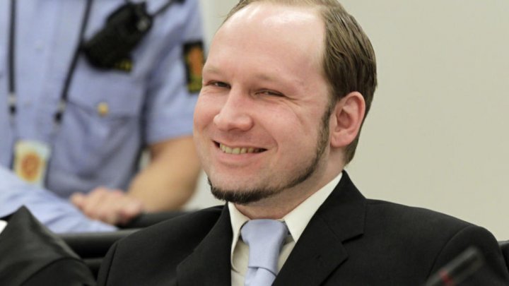 CEDO a respins apelul lui Breivik, ucigaşul a 77 de oameni care se plângea de condiţii inumane din închisoare