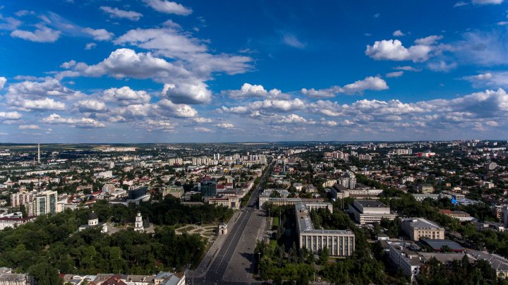 Chișinău, un oraș superb de la înălțimea zborului de pasăre