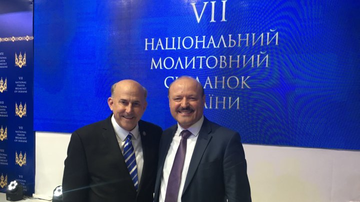 Valeriu Ghilețchi a participat, alături de Petro Poroshenko și Volodymyr Groysman, la Dejunul Național cu Rugăciune din Kiev