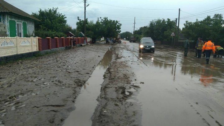 Consecinţele ploii torenţiale: Apa a pătruns în beciurile şi ogrăzile a zece familii din satul Gherman (FOTO)