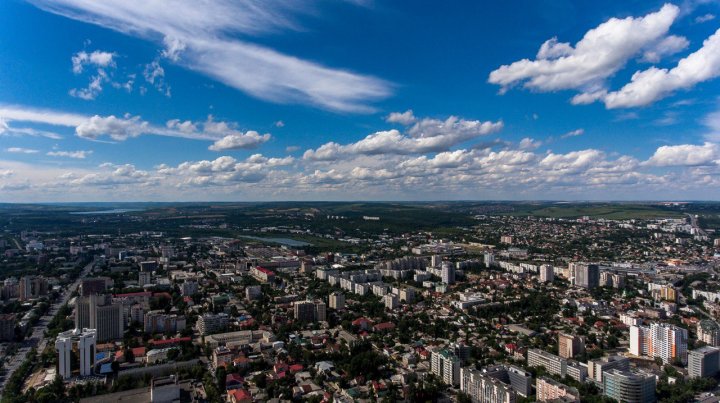 Chișinău, un oraș superb de la înălțimea zborului de pasăre