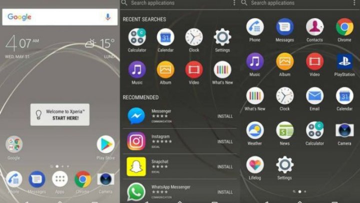 Sony va înlocui interfaţa Xperia Home de pe smartphone-urile sale