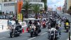 Zgomote de motoare la Praga. 4000 de bikeri au participat la o paradă Harley Davidson