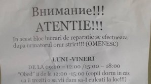 ANUNŢ ŞOCANT pe peretele unui asccensor din Chişinău. Ce mesaj era scris (FOTO)