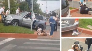ACCIDENT CUMPLIT cu mai mulți răniți, printre care o fetiță de cinci ani (IMAGINI CARE POT AFECTA EMOŢIONAL)