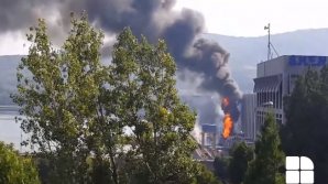 Incendiul de la transformatorul din cadrul Hidrocentralei Porţile de Fier 1 a fost stins