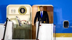 Donald Trump a ajuns în Marea Britanie. Cum a fost întâmpinat președintele SUA (VIDEO)