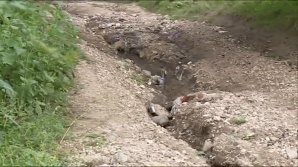 PERICOL LA COMRAT! 30 gospodării riscă să se prăbuşească din cauza alunecărilor de teren  