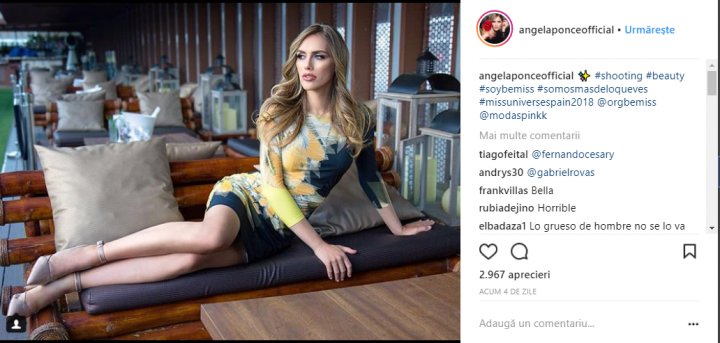 Cea mai frumoasă femeie din Spania este transsexual (FOTO)