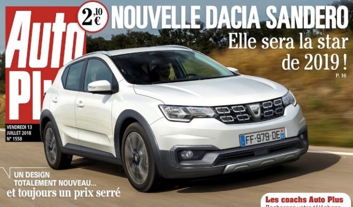 "Acesta va fi starul anului 2019!" Prima imagine cu noua Dacia Sandero (FOTO)