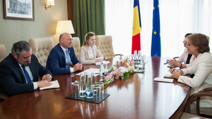 Pavel Filip către ambasadoarea Germaniei, Julia Monar: Apreciez contribuția dumneavoastră la consolidarea dialogului dintre Moldova şi Germania (FOTO)